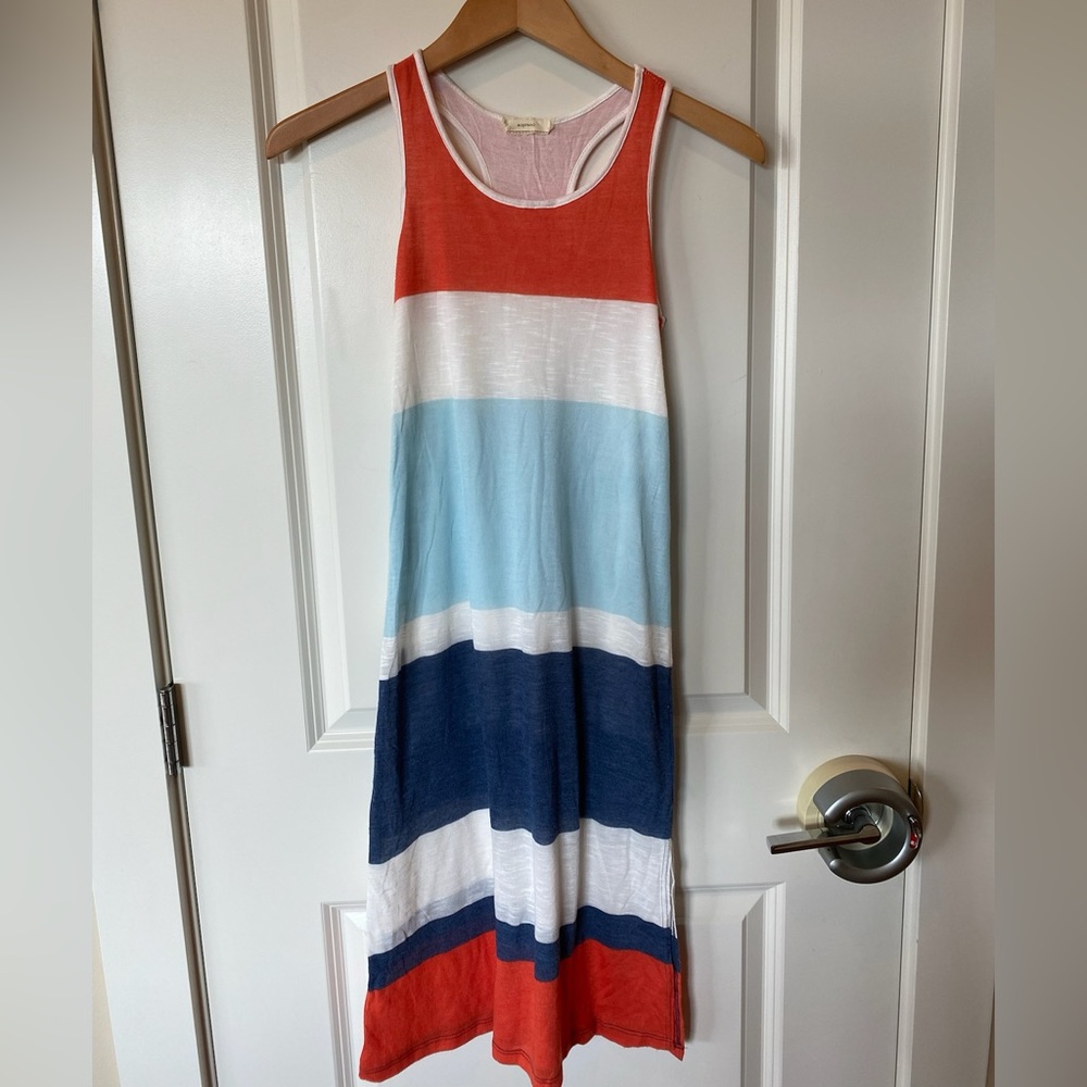 Soprano Striped Double Layer Maxi Dress Size M / 10-12